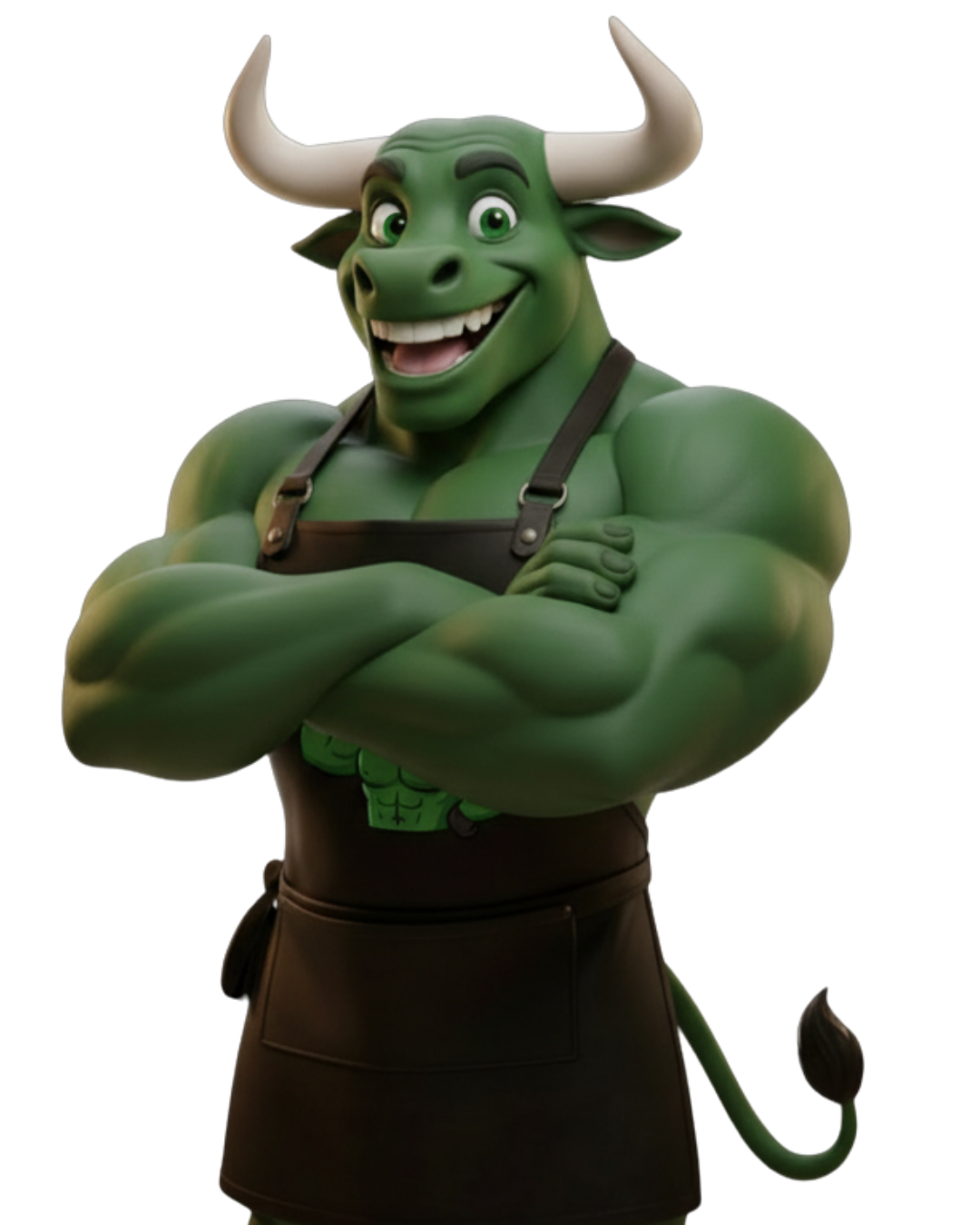 Mascote Touro da Casa de Carnes Hulk